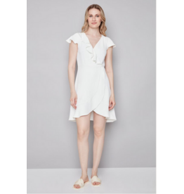 I LOVE TYLER MADISON TYLER MADISON 26E ROBE CACHE COEUR VOLANTS CREME
