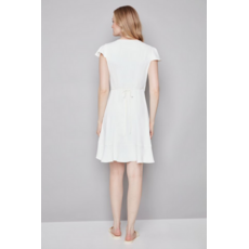 I LOVE TYLER MADISON TYLER MADISON 26E ROBE CACHE COEUR VOLANTS CREME