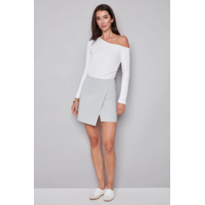 I LOVE TYLER MADISON TYLER MADISON 26E SKORT FINES RAYURES BLEU/CREME