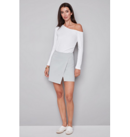 I LOVE TYLER MADISON TYLER MADISON 26E SKORT FINES RAYURES BLEU/CREME