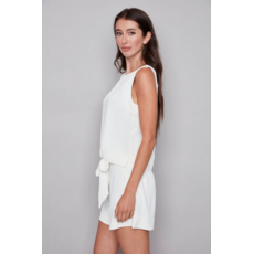 I LOVE TYLER MADISON TYLER MADISON 26E TOP SANS MANCHE CREME