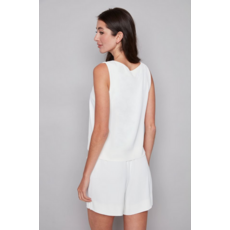 I LOVE TYLER MADISON TYLER MADISON 26E TOP SANS MANCHE CREME