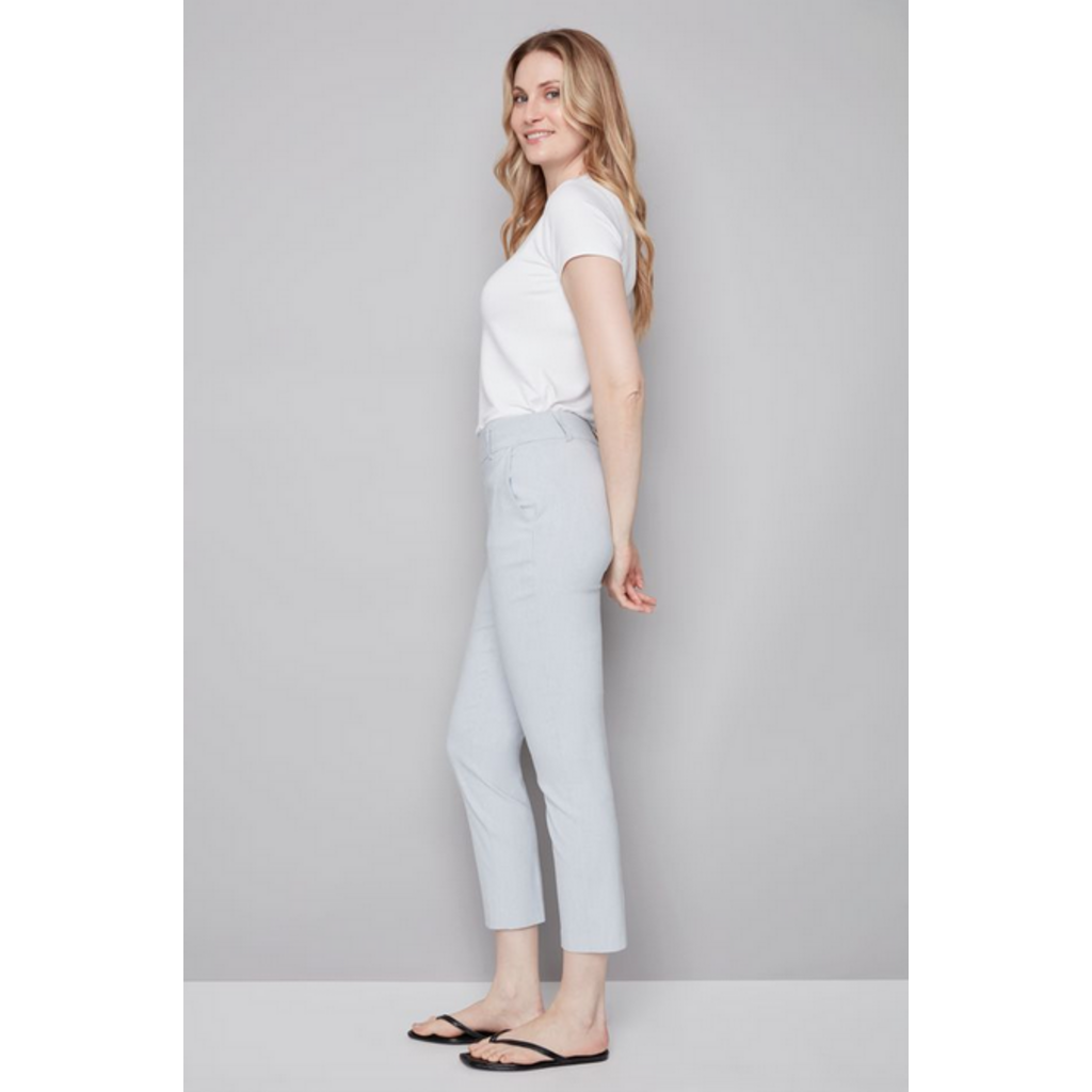 I LOVE TYLER MADISON TYLER MADISON 26E PANT CHLOE FINES RAYURES BLEU/CREME