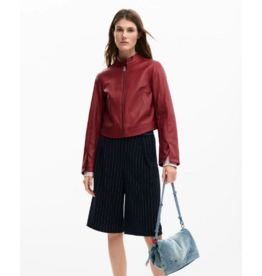 DESIGUAL DESIGUAL 26E JACKET ARIEL FAUX CUIR FRAMBOISE