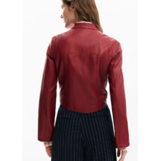 DESIGUAL DESIGUAL 26E JACKET ARIEL FAUX CUIR FRAMBOISE