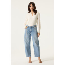 GARCIA GARCIA 26E TOP AJOURE DENTELLE COL ECRU