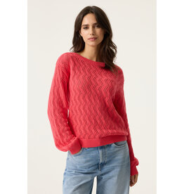 GARCIA GARCIA 26E PULL TRICOT AJOURE ROSE GARDEN