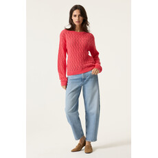 GARCIA GARCIA 26E PULL TRICOT AJOURE ROSE GARDEN