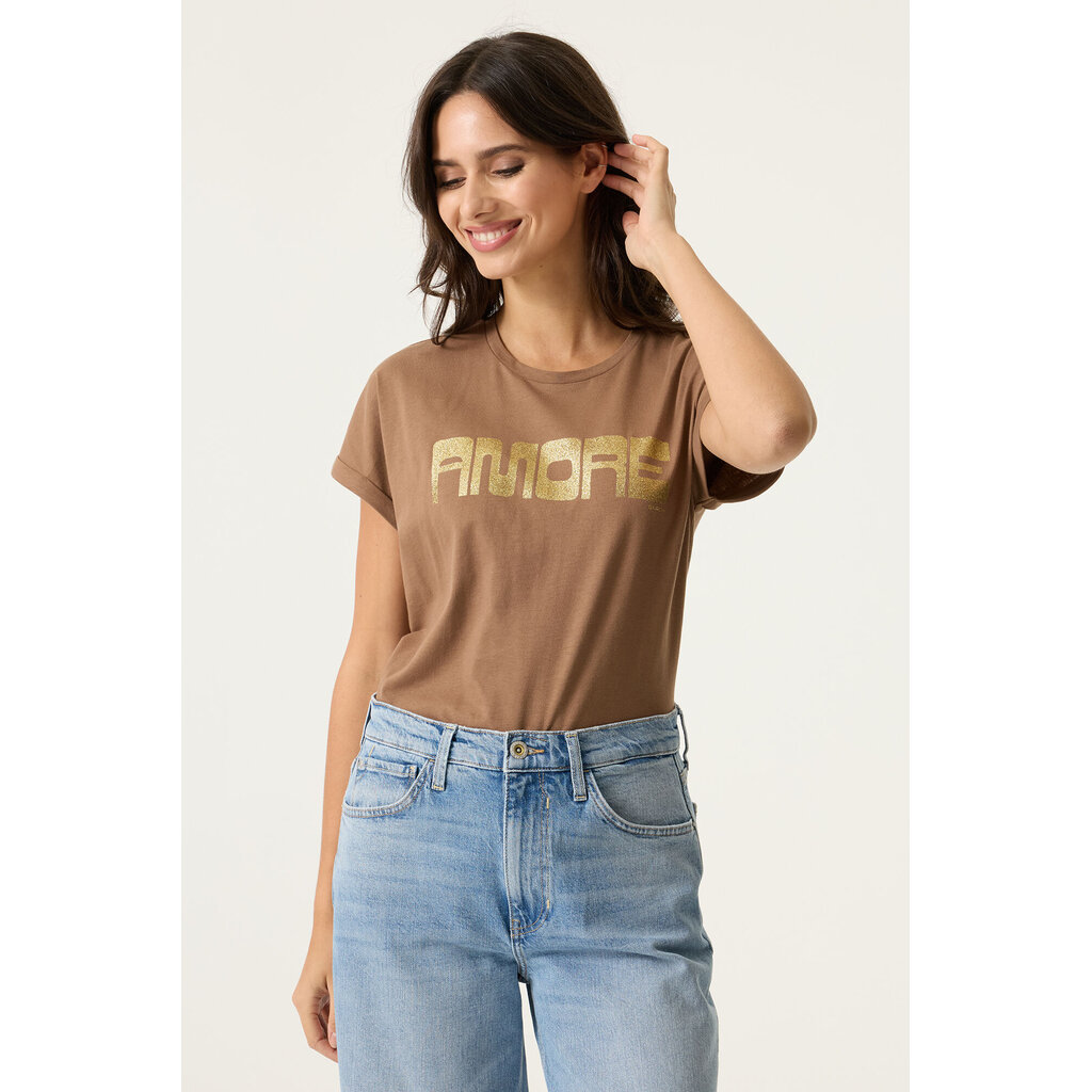 GARCIA GARCIA 26E TSHIRT AMORE SOFT TAUPE