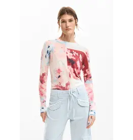 DESIGUAL DESIGUAL 26E TRICOT LEGER COPENHAGUE ROSE/BLEU