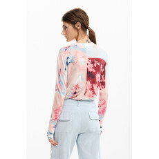 DESIGUAL DESIGUAL 26E TRICOT LEGER COPENHAGUE ROSE/BLEU