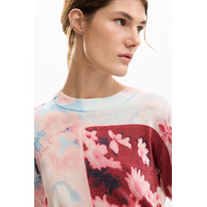 DESIGUAL DESIGUAL 26E TRICOT LEGER COPENHAGUE ROSE/BLEU