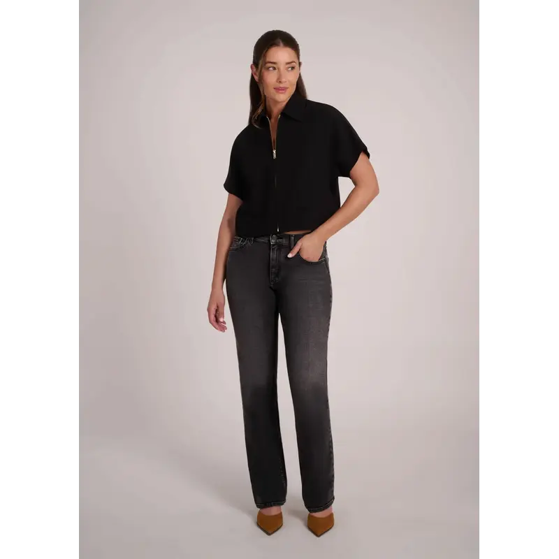 YOGA JEANS YOGA JEANS 26E CHLOE STRAIGHT CLASSIC RISE 30'' GRIS