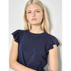 APRICOT APRICOT 26E TSHIRT VOLANTS MARINE