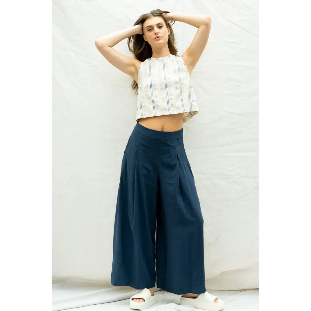 BODY BAG BODYBAG 26E PANT PALAZZO SAO PAULO MARINE