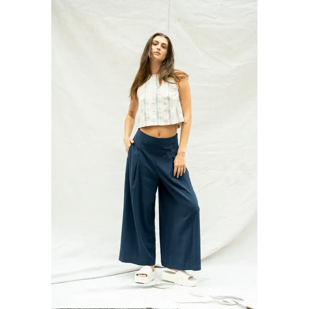 BODY BAG BODYBAG 26E PANT PALAZZO SAO PAULO MARINE