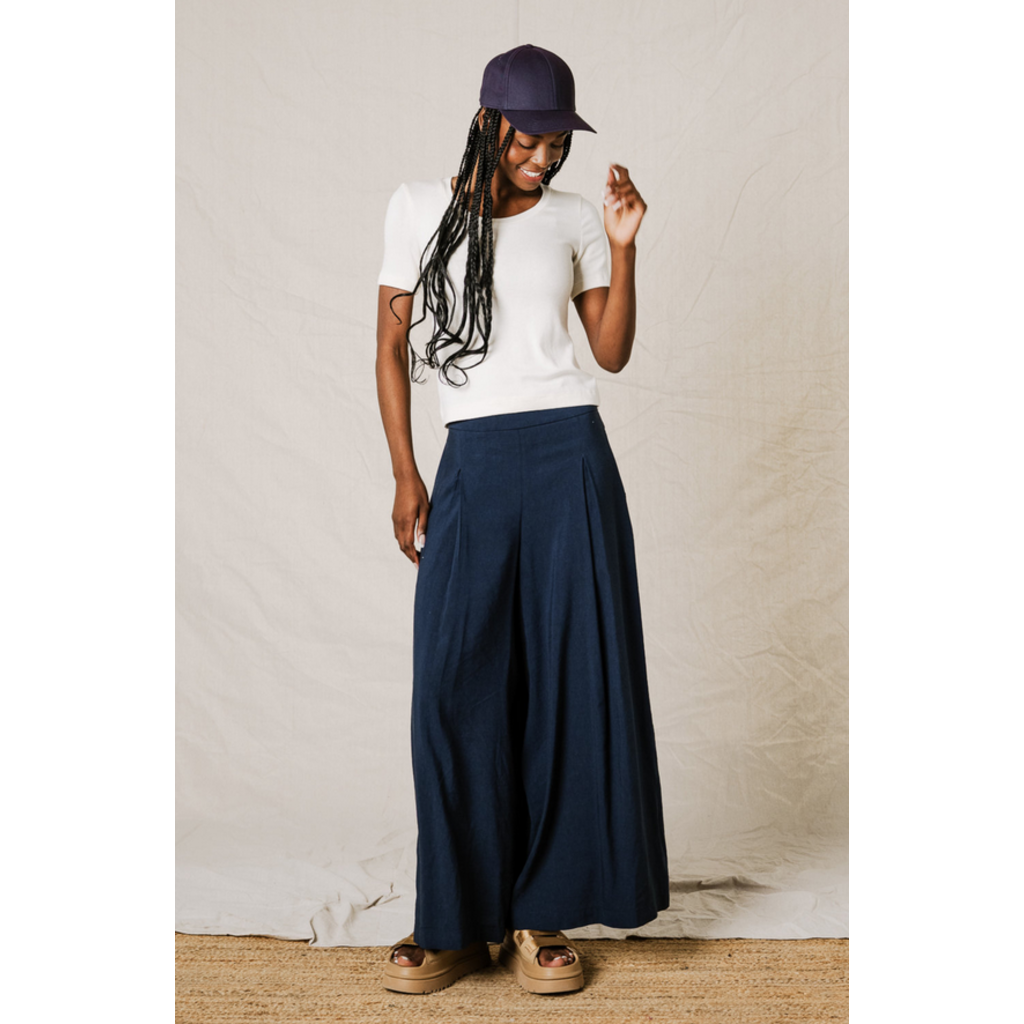 BODY BAG BODYBAG 26E PANT PALAZZO SAO PAULO MARINE