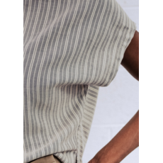 BODY BAG BODYBAG 26E TOP CARRE TOFINO LIGNES BLEU/CREME