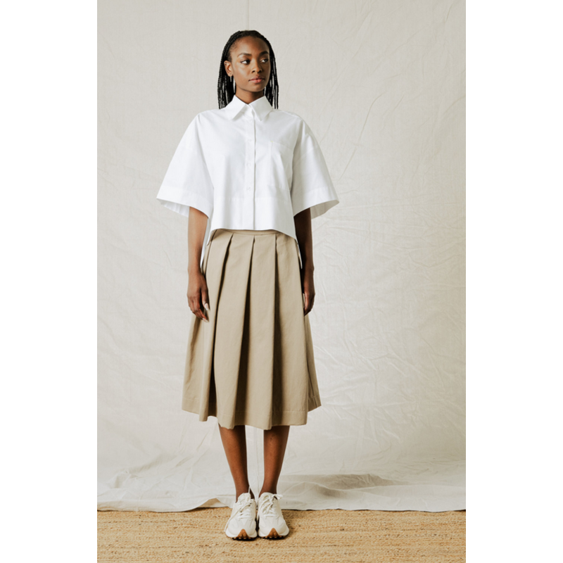 BODY BAG BODYBAG 26E CHEMISE CROP MONTEGO AMPLE BLANC