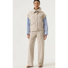 GARCIA GARCIA 26E PANT PULL ON WIDE LEG ROCK BEIGE