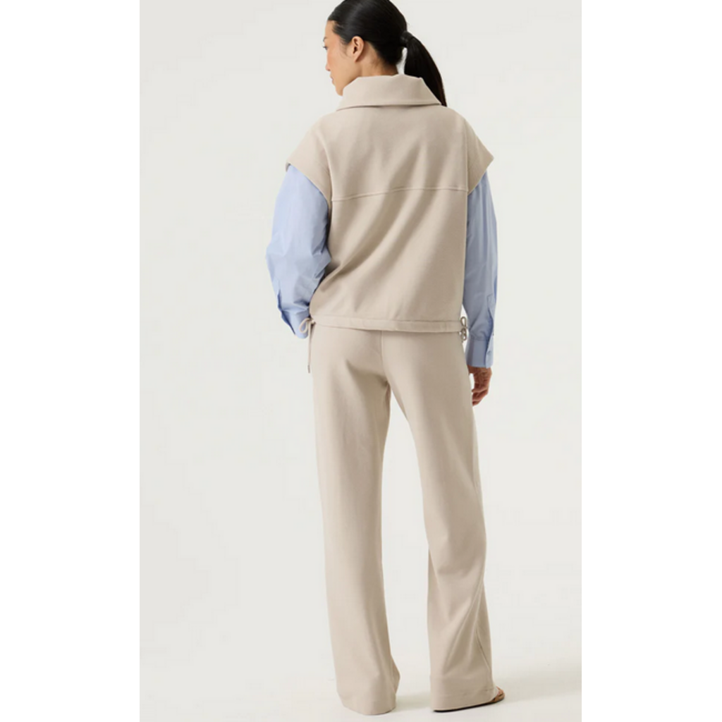 GARCIA GARCIA 26E PANT PULL ON WIDE LEG ROCK BEIGE