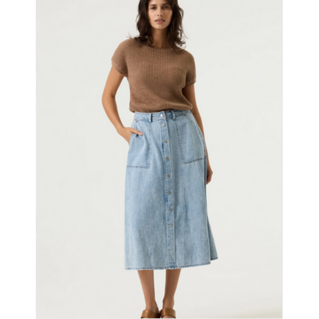 GARCIA GARCIA 26E TOP TRICOT MANCHE COURTE SOFT TAUPE