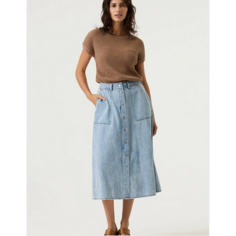 GARCIA GARCIA 26E TOP TRICOT MANCHE COURTE SOFT TAUPE