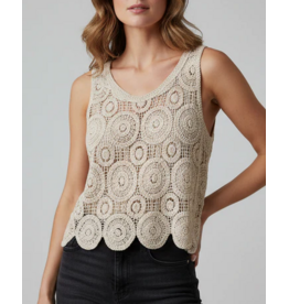 APRICOT APRICOT 26E CAMI TRICOT MAILLES BEIGE