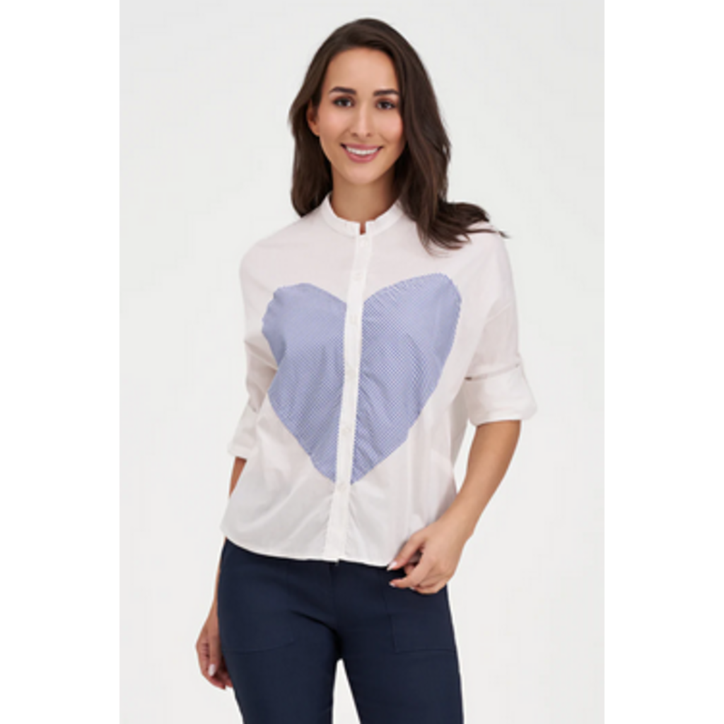 M MADE IN ITALY M MADE IN ITALY 26E 21/M1070Y CHEMISE COEUR BLANC