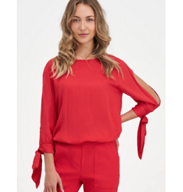 M MADE IN ITALY M MADE IN ITALY 26E 10/12663Y BLOUSE MANCHE FENTE RUBIS