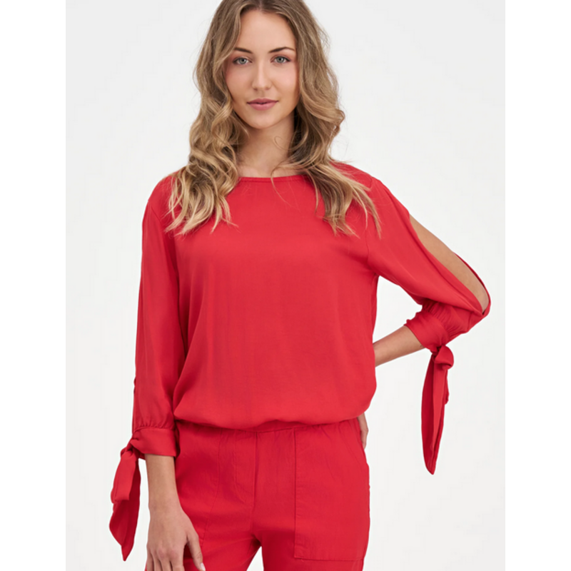 M MADE IN ITALY M MADE IN ITALY 26E 10/12663Y BLOUSE MANCHE FENTE RUBIS