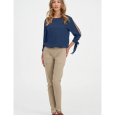 M MADE IN ITALY M MADE IN ITALY 26E 10/12663Y BLOUSE MANCHE FENTE MARINE