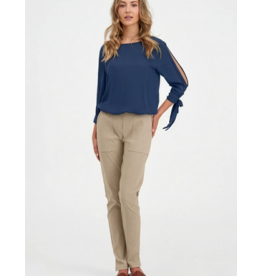 M MADE IN ITALY M MADE IN ITALY 26E 10/12663Y BLOUSE MANCHE FENTE MARINE