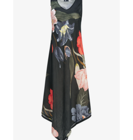 M MADE IN ITALY M MADE IN ITALY 26E 19/9199CY ROBE FLEUR NOIR