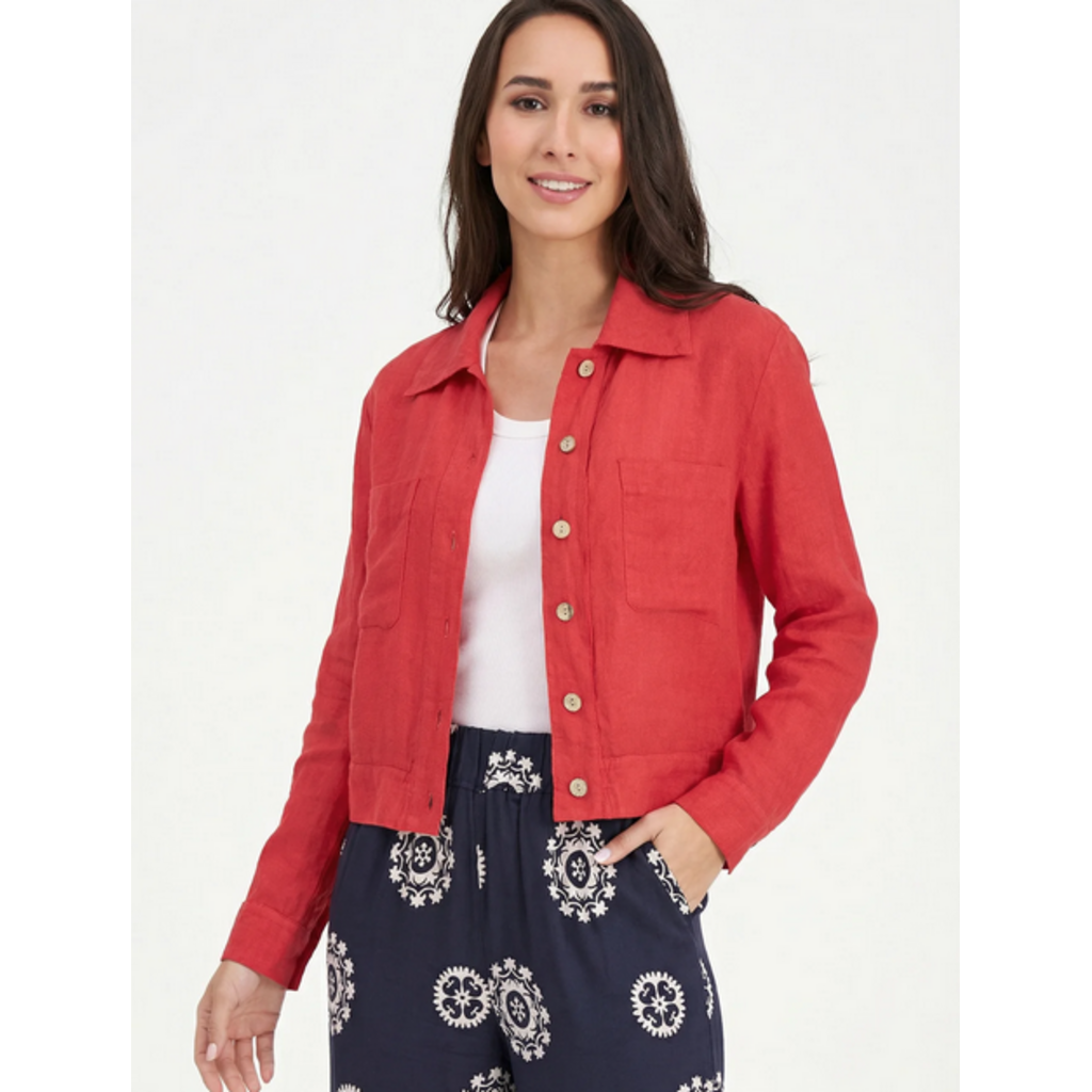 M MADE IN ITALY M MADE IN ITALY 26E 26/9447Y VESTE LEGERE LIN RUBIS