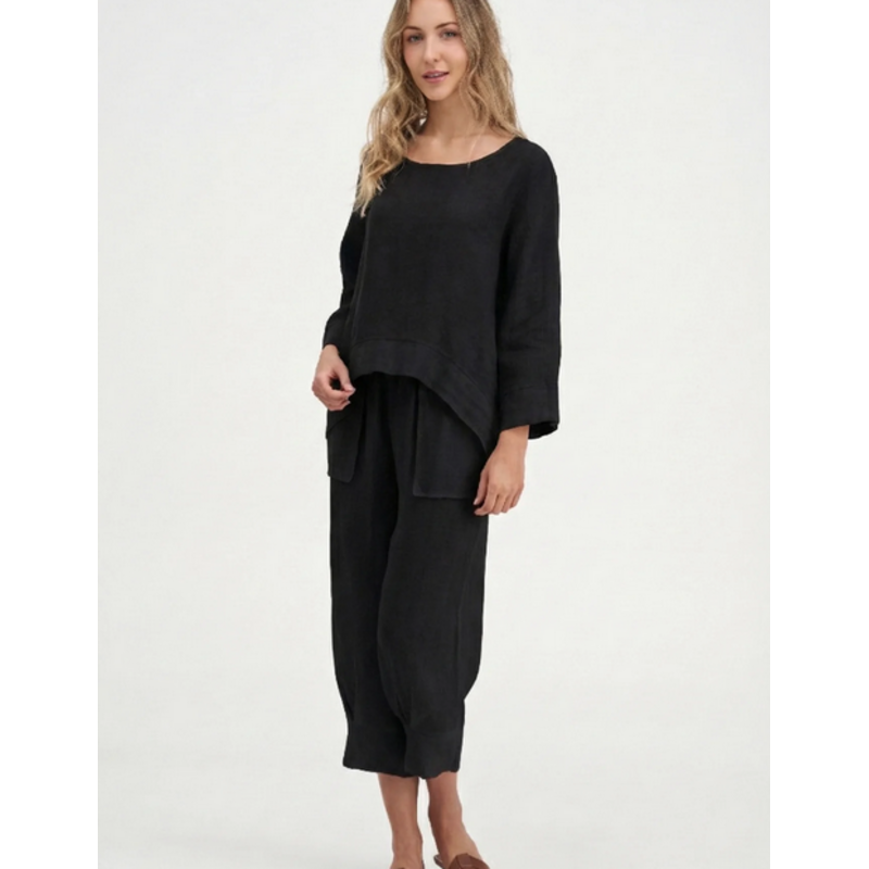 M MADE IN ITALY M MADE IN ITALY 26E 10/9443Y TOP CROP LIN NOIR