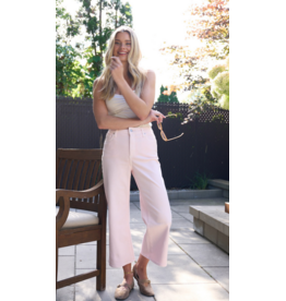 YOGA JEANS YOGA JEANS 26E LILY WIDE HIGH RISE 25'' MAYA ROSE PALE