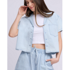 YOGA JEANS YOGA JEANS 26E CHEMISE CROP CELINE CHAMBRAY