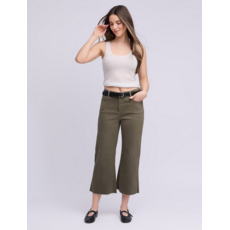 YOGA JEANS YOGA JEANS 26E LILY WIDE FLARE HIGH RISE 25'' OPRAH KAKI