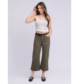 YOGA JEANS YOGA JEANS 26E LILY WIDE FLARE HIGH RISE 25'' OPRAH KAKI