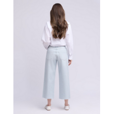 YOGA JEANS YOGA JEANS 26E LILY WIDE HIGH RISE 25'' SELENA PINSTRIPE