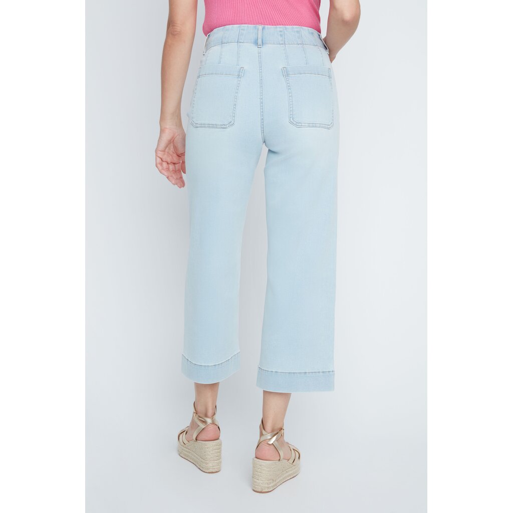 RENUAR RENUAR 26E PANT WIDE POCHES AVANT BLEACHED WASH