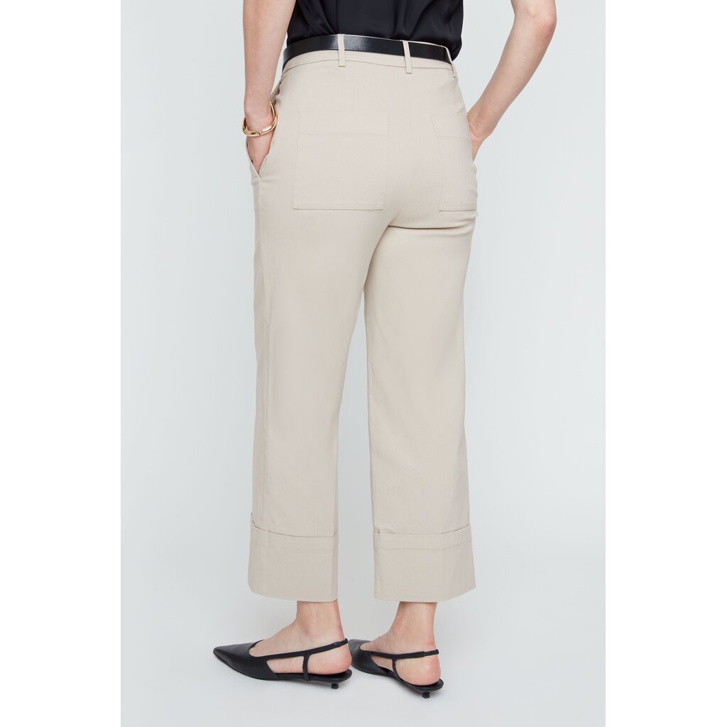 RENUAR RENUAR 26E PANT CROP OURLET CASHEW