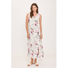 PISTACHE PISTACHE 26E ROBE S MANCHE BOUTONS LIN ENGLISH GARDEN