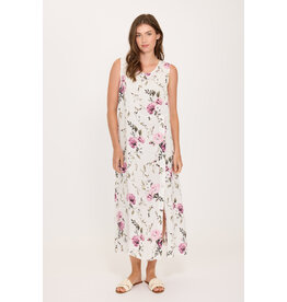 PISTACHE PISTACHE 26E ROBE S MANCHE BOUTONS LIN ENGLISH GARDEN