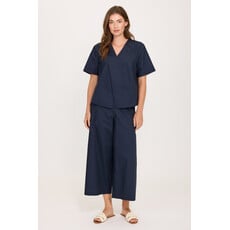 PISTACHE PISTACHE 26E PANT PALAZZO NAVY