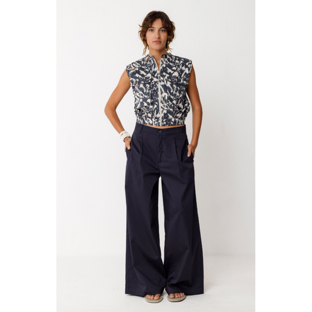 SKFK SKFK 26E PANTALON ENA GOTS MARINE