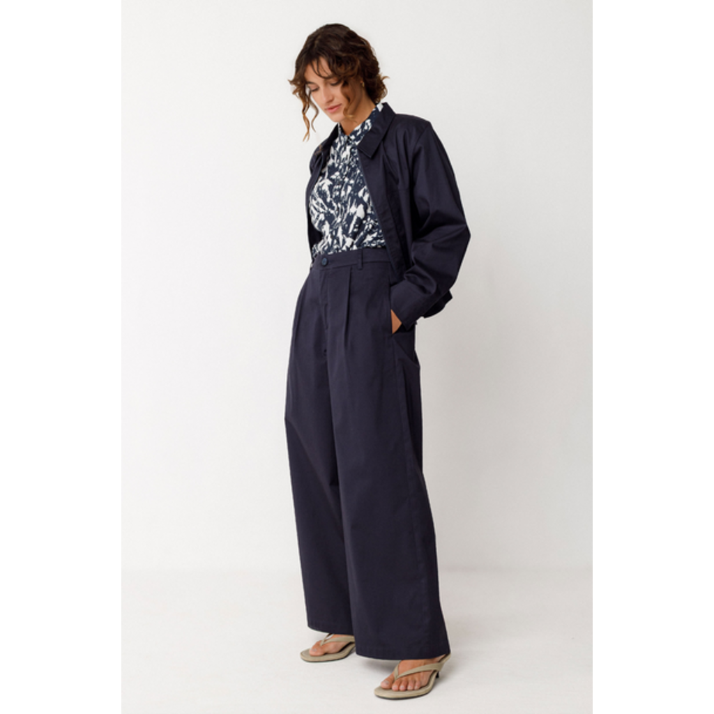 SKFK SKFK 26E PANTALON ENA GOTS MARINE