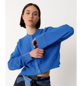SKFK SKFK 26E CARDIGAN BELENE GOTS BLEU