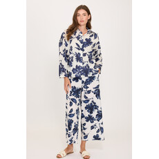 PISTACHE PISTACHE 26E BLOUSE AMPLE BLUE FLORAL